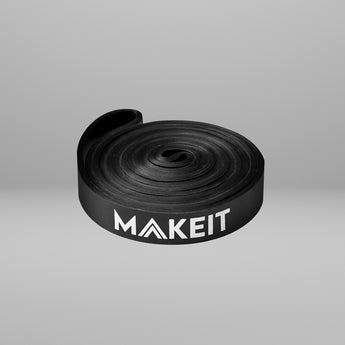 Smal Elastik - Resistance Band - Sort - MakeIt