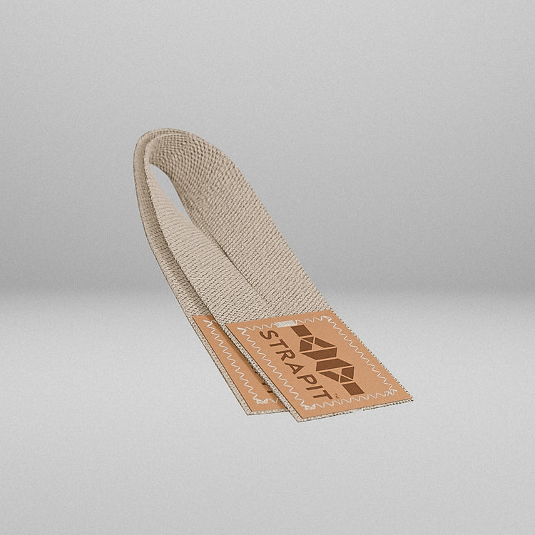 StrapIt Lifting Straps - Beige - MakeIt