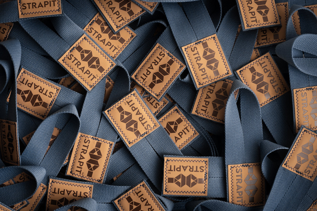 StrapIt Lifting Straps - Grå - Færdige straps