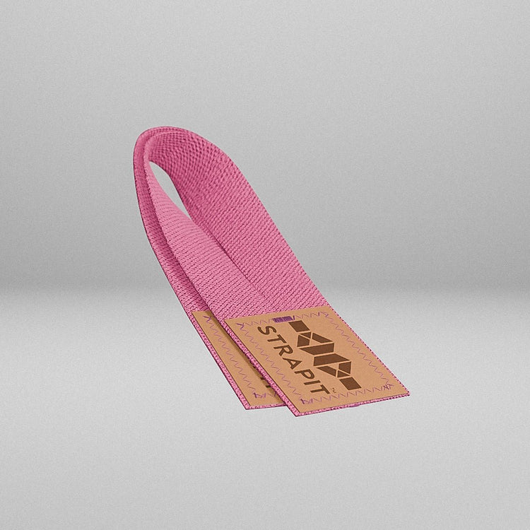 StrapIt Lifting Straps - Pink - MakeIt